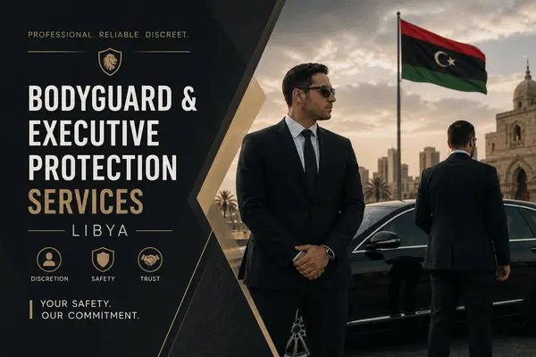 Our professional Bodyguard & Executive Protection Services in Libya and high-risk Security Services in Tripoli and Benghazi are specifically designed for oil and gas executives, diplomats, foreign contractors, NGO personnel and international organisations operating throughout Libya.